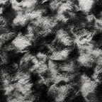 4x6 Ft Shag Area Rug for Bedroom Living Room, Tie-Dyed Ultra Soft Fluffy Furry Rugs for Indoor Floor, Aesthetic Carpet for Kids Home Decor (Black Grey)