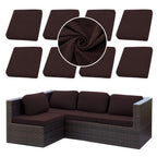 SUKAIKEQA 8PCS Patio Cushion Covers.Patio Furniture Couch SeatSlipcovers