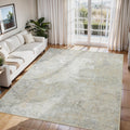 6x9 Area Rugs for Living Room Washable Bedroom Dining Room Beige Grey