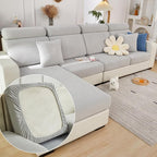 Couch Cushion Covers for Sofa Couch Covers Wear-Resistant Universal Sofa Cover Washable Stretch for Sectional Slipcovers (Texture-Light Gray,Large Single Seat Cover)