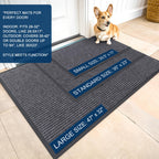 OLANLY Front Door Mat 47x32, Waterproof Heavy-Duty Indoor Outdoor Doormat