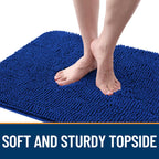 OLANLY Dog Door Mat for Muddy Paws 24x16, Super Absorbent Chenille Mud Mat