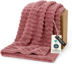 Bedsure GentleSoft Dusty Pink Twin XL Blanket for Bed - Cozy Soft Blankets for Women, Cute Small Fleece Throws for Girls, Birthday Gifts for Women Decor Gifts for Mom, 66x90 Inches