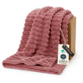 Bedsure Soft Twin Blanket for Bed Decor Gifts Dusty Pink 60"x80"