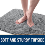 OLANLY Dog Door Mat for Muddy Paws 70x35, Super Absorbent Chenille Mud Mat