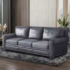 ANARACHON Leather Look Couch Cushion Covers Sofa Seat Slipcovers Sets Couches Furniture Protector for Sectional Armchair Loveseat Pets Kids Stretch Spandex Fabric (3 Cushion Sofa, Light Brown)