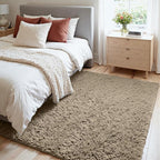 4x6 Area Rugs for Living Room Rug: Soft Fluffy Shag Gray Camel Rugs for Bedroom, Non-Slip Large Fuzzy Plush Rug Indoor Floor Carpet for Nursery Kids Boys Girls Room, Dorms, Playroom, Modern Home Decor