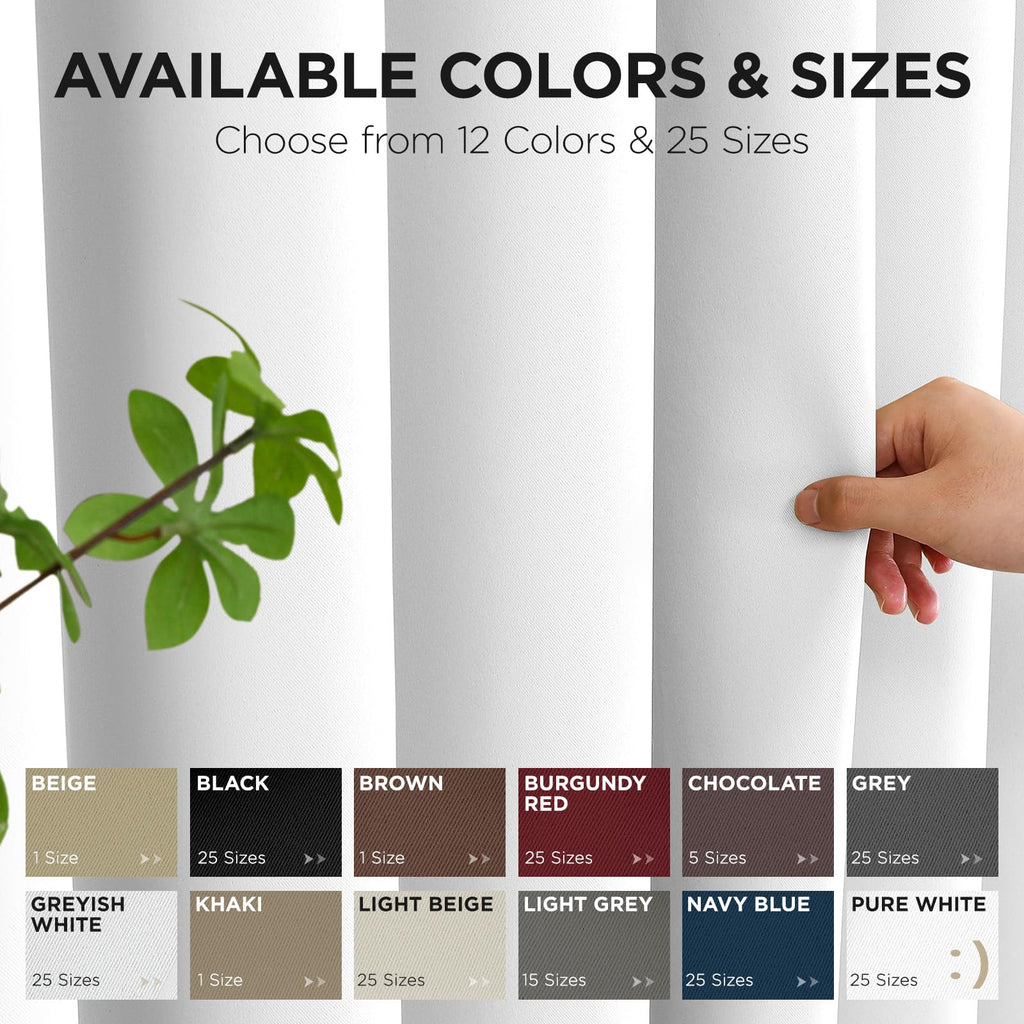 Joydeco Door Curtain Blackout Curtains for Doorway Privacy Closet Drapes