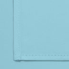 Yakamok Blackout Window Valances for Kitchen Thermal Insulated Blackout Grommet Top Curtain for Bedroom,Sky Blue, 52x36 Inch, 2 Panels