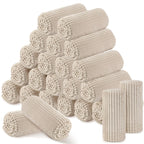 Buryeah 24 Pcs Flannel Throw Blanket Bulk 50 x 60 in Sleepover Blanket Outdoor Wedding Throw Lightweight, Oeko-tex Standard 100 Certified for Sofa Homeless Gifts (Khaki)