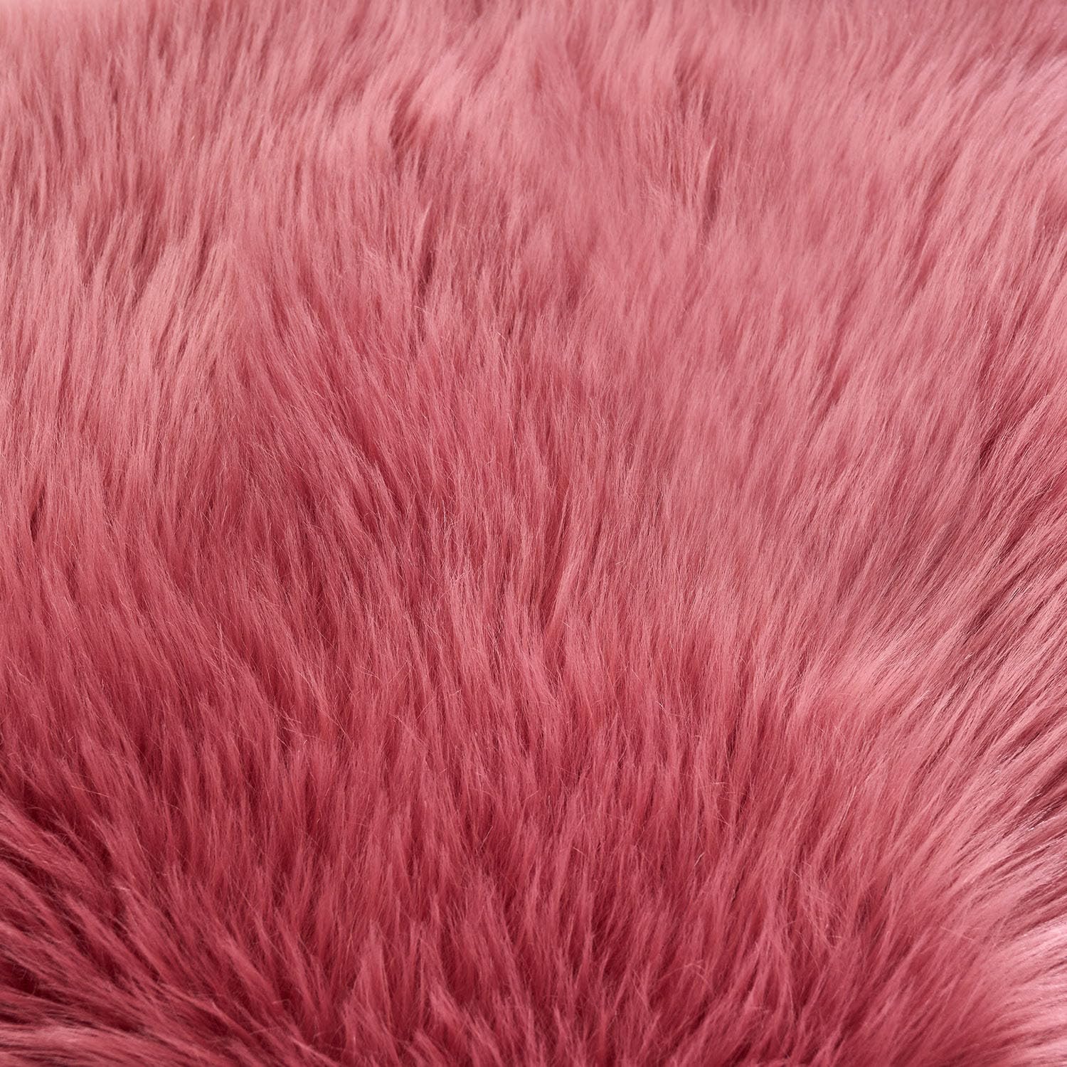 EasyJoy Ultra Soft Fluffy Shaggy Area Rug Faux Fur Rug Chair Cover Seat Pad Fuzzy Area Rug for Bedroom Floor Sofa Living Room (2 x 3 ft Sheepskin, BlushPink)