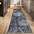 HEBE Hallway Runner Rug 2'x8', Washable Non Slip Kitchen Rug Runner