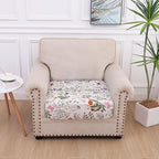 hyha Printed Couch Cushion Covers, Floral Sofa Covers Washable for Cushion Couch, Stretch Pattern Outdoor Cushion Covers for Patio Furniture with Elastic Bottom(Small, Sage Wild Green)
