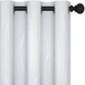 Deconovo Living Room Curtains 63 Inches Long, Blackout Curtains for Bedroom
