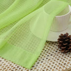 Aiyufeng Lime Sheer Curtains 63 Inch Length 2 Panels Set for Living Room, Light Filtering Lime Window Sheers Drapes for Bedroom, Each 42" W x 63" L
