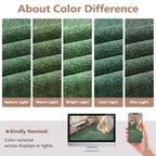5x7 Green/White Area Rug Non-Slip Washable Soft for Living Room Bedroom