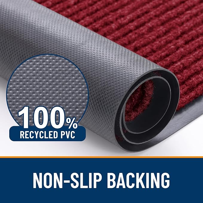 OLANLY Front Door Mat 47x32, Waterproof Heavy-Duty Indoor Outdoor Doormat