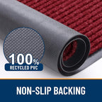 OLANLY Front Door Mat 47x30, Waterproof Heavy-Duty Indoor Outdoor Doormat