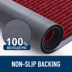 OLANLY Front Door Mat 59x34, Waterproof Heavy-Duty Indoor Outdoor Doormat