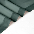 Chyhomenyc Hunter Green Sheer Curtains 36 inch Length 2 Panels, Light Filtering Voile Rod Pocket Short Window Curtians for Bathroom Living Room Farmhouse Small Windows, 42Wx36L inches