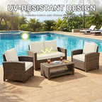 hyha 12Pcs Patio Cushion Covers, Stretch Outdoor Couch Cushion Covers Replacement, Washable Outdoor Chair/Sofa Slipcovers for Patio Furniture Cushions Protector with Elastic Bottom(Beige,Cover Only)