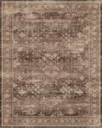 Brown Washable Long Runners for Hallways, 3x8 Wide Kitchen Runner Rug, Entryway Indoor Rug, Non Slip Rubber Backing Boho Vintage Dark Floor Decor