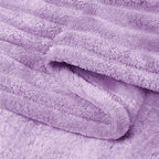 BEDELITE Throw Blanket for Couch, 3D Ribbed Jacquard Soft and Cozy Fleece Throw Blanket for Sofa and Chair, Fluffy Plush Lightweight Blankets for Bed, for Women, 50x60 inches