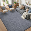 5x7 Grey Blue/White Area Rug Non-Slip Washable Soft for Living Room Bedroom