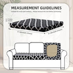8Pcs Stretch Patio Cushion Covers,Outdoor Couch Covers Replacement,Outdoor Couch & Sofa Slipcovers,for Patio Furniture Cushion Covers,Washable Reusable urniture Protector(Lingge Grey,8PCS)
