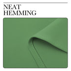 NICETOWN Blackout Curtains for Living Curtains, Froest Green, 1 Pair, 34-inch W x 84-inch L, Home Decorations Thermal Insulated Solid Pole Top Blackout Drapes for Living Room