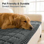 Smiry Couch Cover for Dogs, Non Slip Washable Sofa Protector for Pets