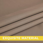NICETOWN Room Darkening Draperies Curtains Panels, 2 Panels Cappuccino W52 x L84