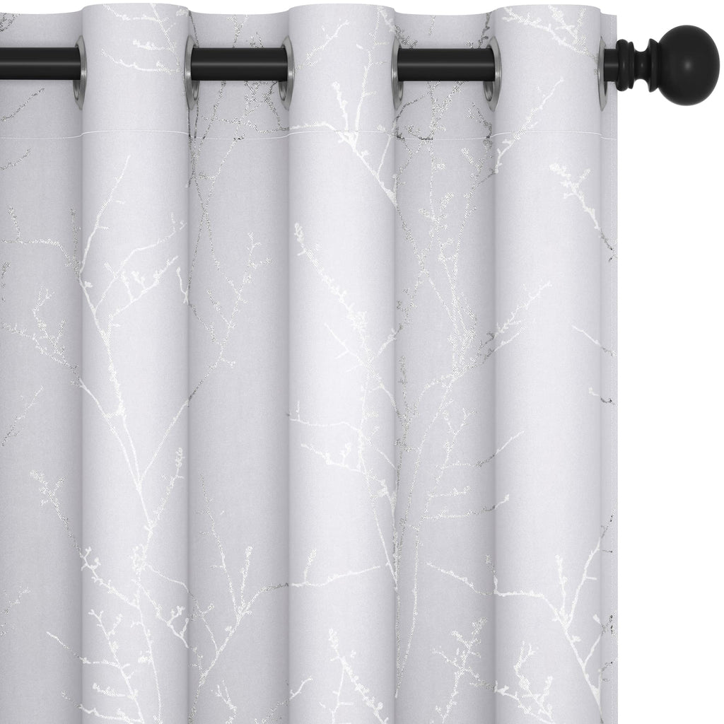 Deconovo Living Room Curtains 72 Inches Long, Blackout Curtains for Bedroom