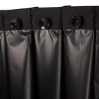 Amazon Basics Portable Energy Saving Noise Reducing Blackout Curtain Shade with Suction Cups, Fits Windows, 50"W x 78"L, Black, 2-Pack