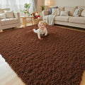 8x10 Area Rugs for Living Room Bedroom, Large Area Rug Shaggy Carpet Soft Plush Furry Bedside Rug, Rugs for Home Decor (Coffee, 8 x 10)