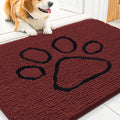 Smiry Dog Door Mat for Muddy Paws, Absorbent Non Slip Dirt Trapper, 30x20