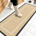 OLANLY Front Door Mat Outside 47x17, All-Season Heavy-Duty Rubber Doormat