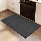 YDKGL Indoor Front Door Mat Entryway Rug Non Slip Washable Black 2x3 ft