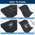 Extra Large Front Door Mat, 3 x 4 Feet Indoor Outdoor Entrance Mat, Heavy Duty Commercial Floor Mats, Non-Slip Rubber Backing Doormat for Entryway, Waterproof, Low-Profile, Easy to Clean