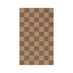 Lahome Checkered Easy Jute 3x5 Outdoor Rug, Washable Rugs for Entryway
