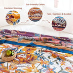 MSGKV Boho Throw Blanket 50"x60" Couch Floral 100% Cotton Blanket Spring Breathable Lightweight Blankets for Sofa All Seasons Home Decor Muslin