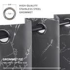 Deconovo Living Room Curtains 108 Inch Long, Blackout Curtains for Bedroom