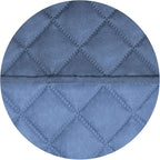 PureFit Reversible Quilted Sofa Cover, Water Resistant Slipcover Furniture Protector, Washable Couch Cover with Non Slip and Elastic Straps for Kids, Dogs (Oversized Recliner, Dark Blue/Light Blue)