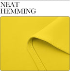 NICETOWN Bright Yellow Blackout Curtains 63 inches Long for Living Room, Darkening Window Curtain Panels, Easy-Care Solid Thermal Insulated Draperies/Drapes for Daughter Room