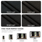 Joydeco Linen Blackout Curtains for Bedroom - 100% Light Blocking 1 Panels, Black Drapes 100" W x 84" L, Thermal Insulated Room Darkening Curtains for Living Room, Rod Pocket & Back Tabs