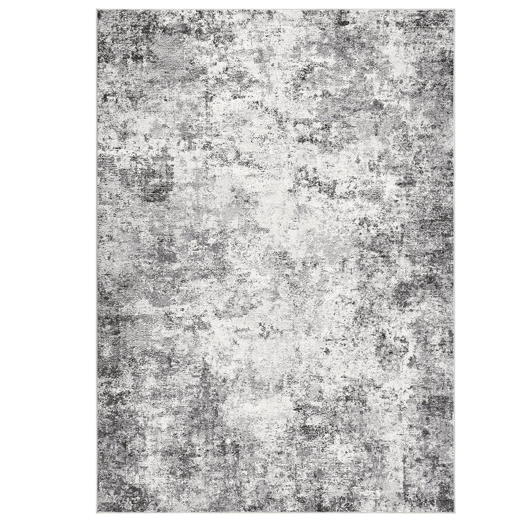 UERMEI 10x12 Area Rug Living Room Rugs - Washable Neutral Modern Abstract Soft Thin Large Rug Indoor Floor No Slip Rug Carpet for Bedroom Under Dining Table Home Office Decor - Grey