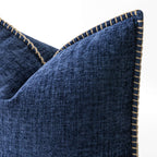 MIULEE Decorative Couch Throw Pillow Covers 20x20 Inch Navy 2 Pack