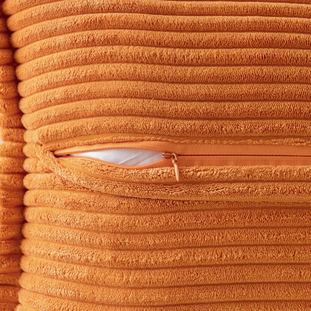 MIULEE Fall Burnt Orange Decorative Throw Pillow Covers 18x18 Inch 2 Pack