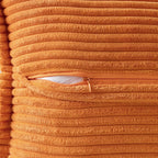 MIULEE Fall Burnt Orange Decorative Throw Pillow Covers 18x18 Inch 2 Pack