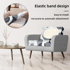 8 Piece Outdoor Cushion Covers, Patio Sofa Cushion Covers, Stretch Fit